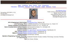Tablet Screenshot of anandnatrajan.com